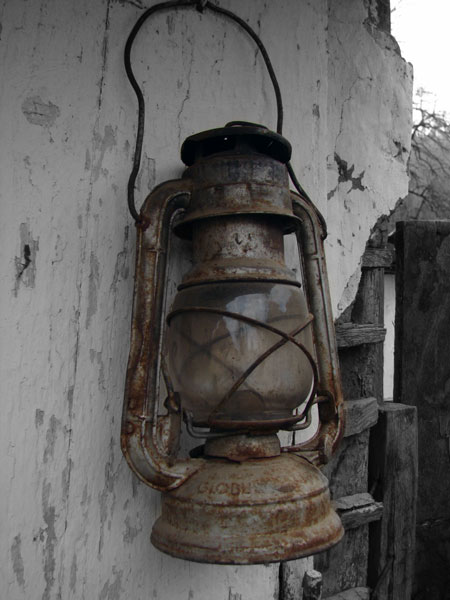 Old gas lamp