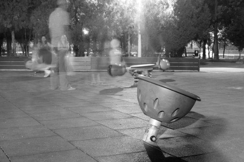 Ghosts on the playground