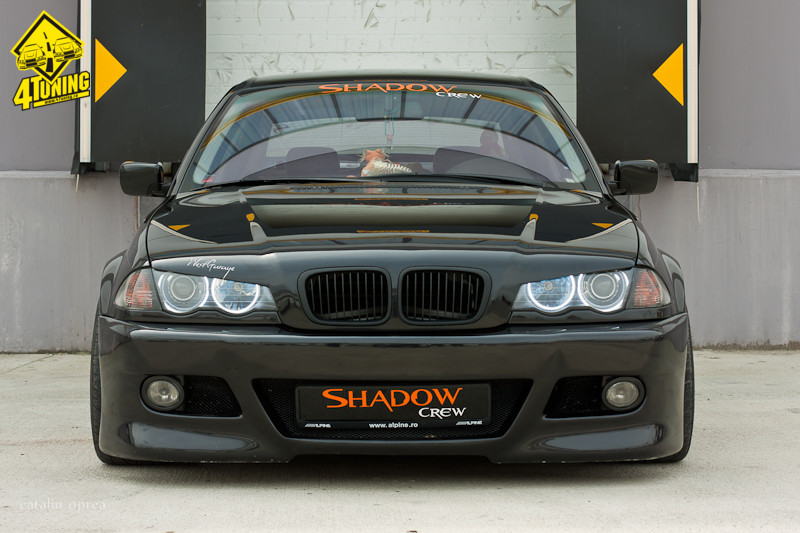 BMW E46 316i Tuning Rieger M Look Headlight eyelid Headlight CCFL 