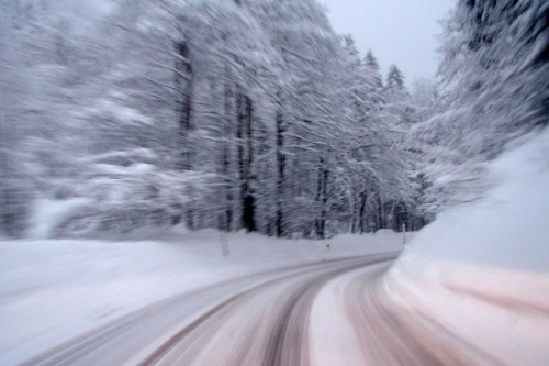 Speeding in snow