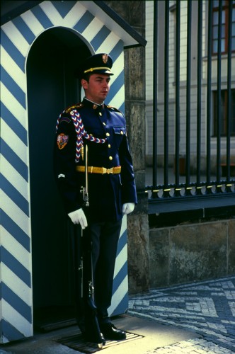 Czech Castle guard