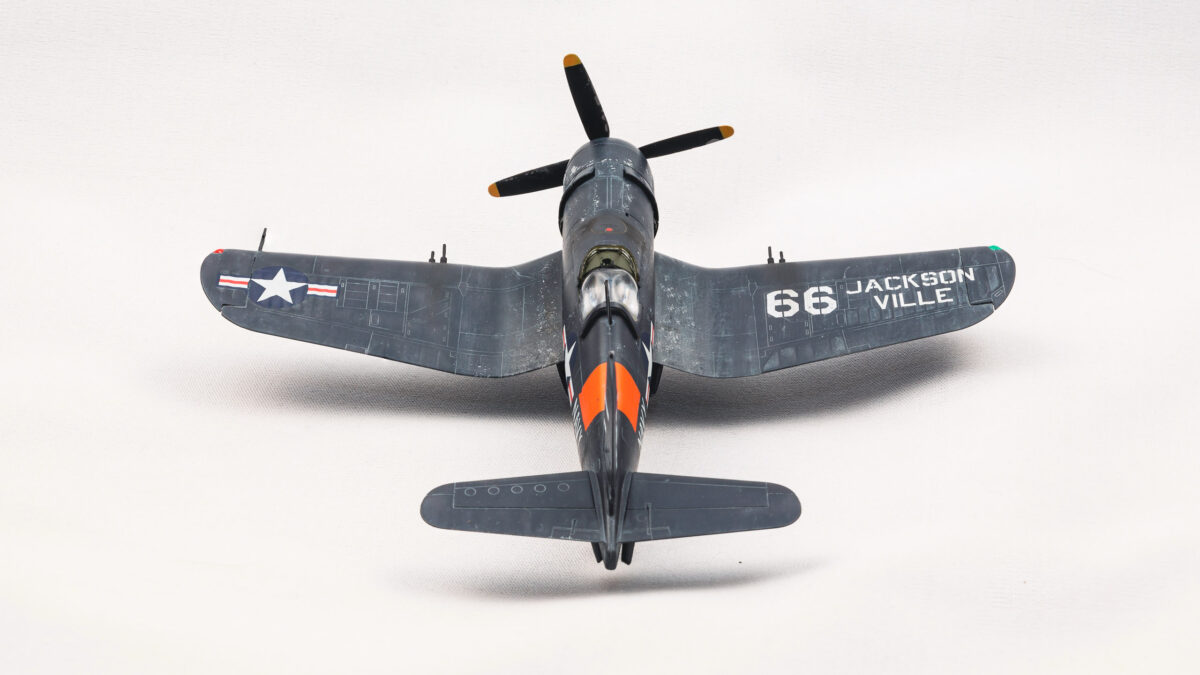 Corsair F4U-F 1:72 scale – Full build